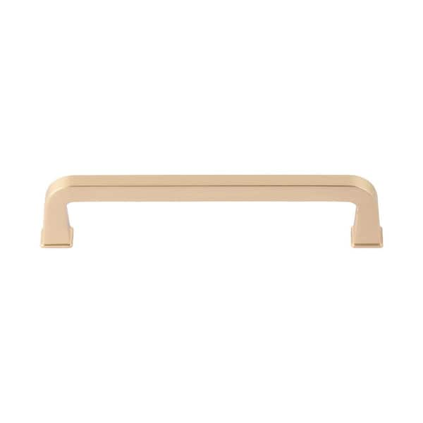 5-1/16 in. Center to Center Solid Square Bar Pull, Gold Collection -  21683-128 - GlideRite Hardware