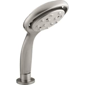 Flipside 4-Spray 5.4 in. Single Wall Mount Handheld Shower Head 1.75 GPM in Vibrant Brushed Nickel