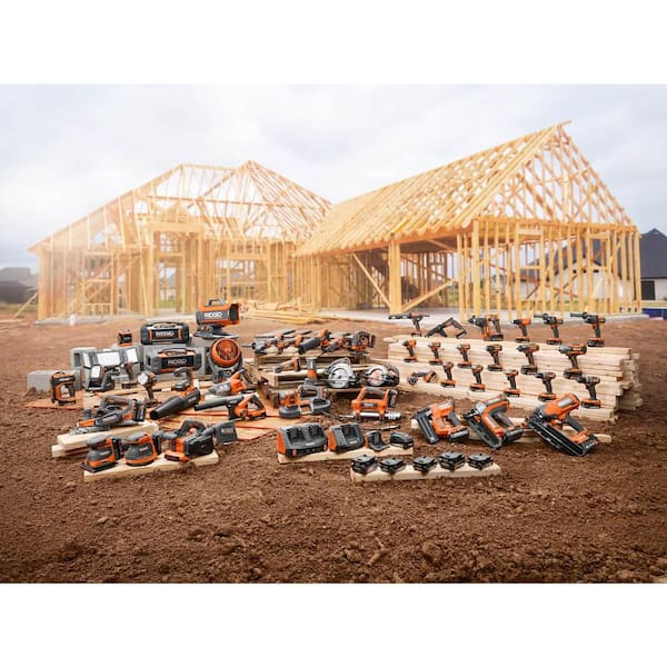 RIDGID - 18V Cordless Jig Saw Kit with 2.0 Ah Lithium-Ion Battery and Charger