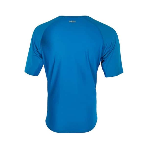 metan Problemer telegram Men's 3XL Blue DriRelease Short Sleeve Cooling Shirt MCMT02050721 - The  Home Depot