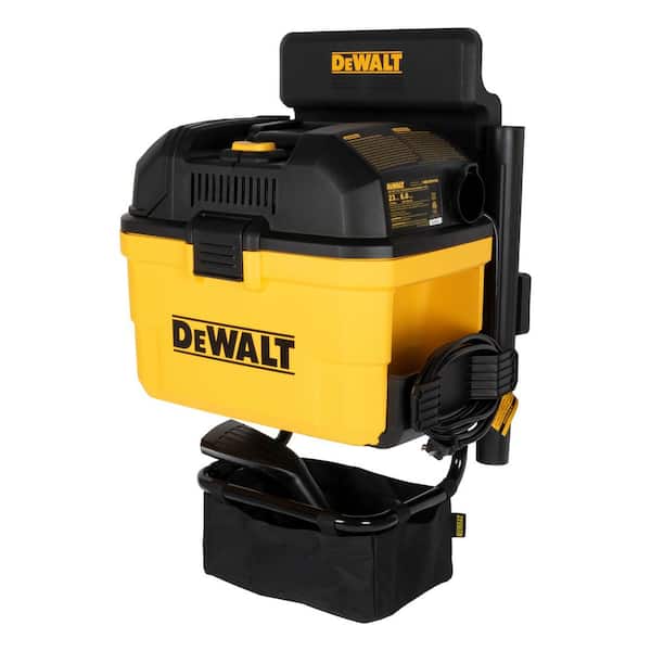 6 Gal. 5.0 HP Portable Wall-Mounted Wet/Dry Vacuum with Hose and Accessories