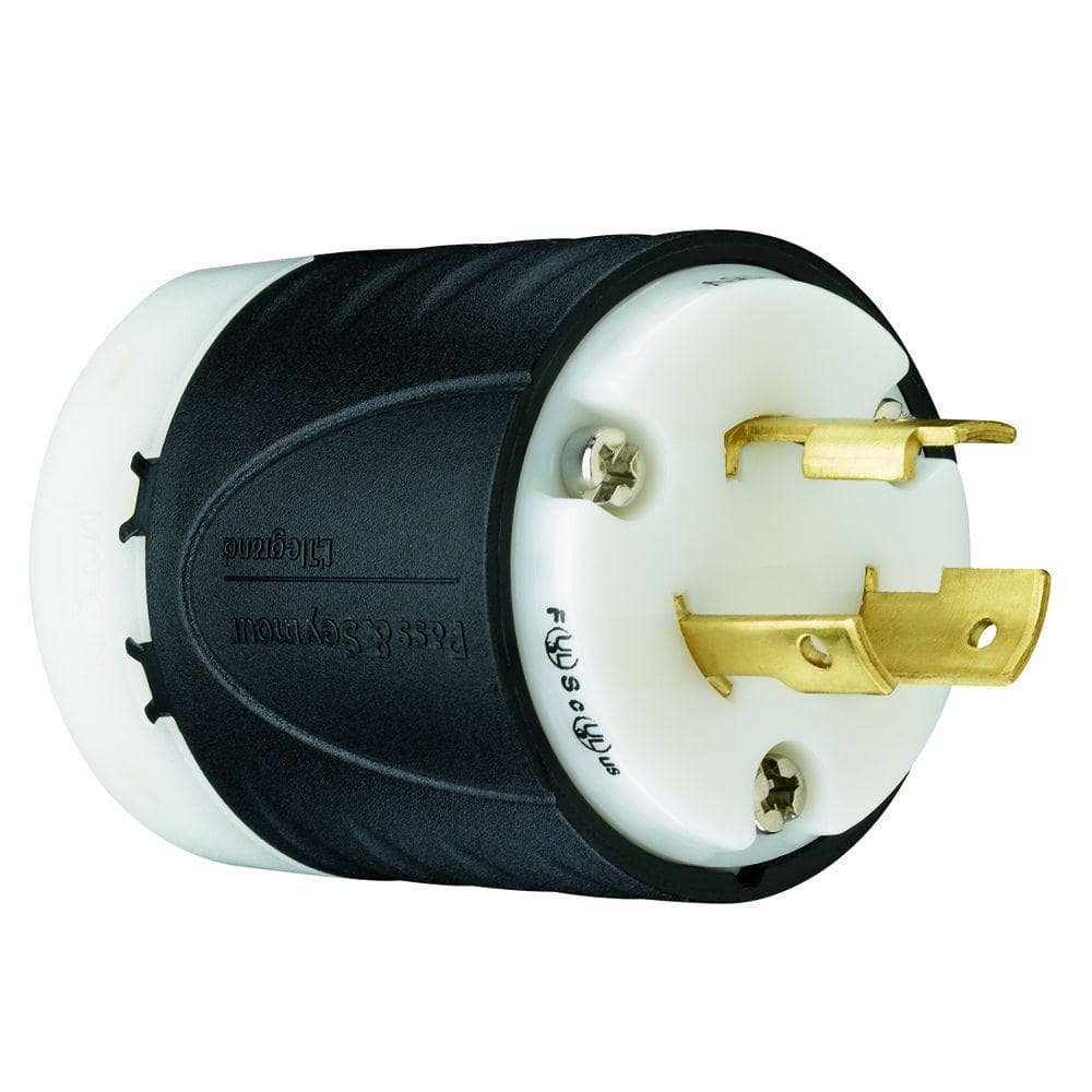 125V 20 Amps Male Twist Lock Flush Mount Receptacle 3 Wire NEMA L5-20R 