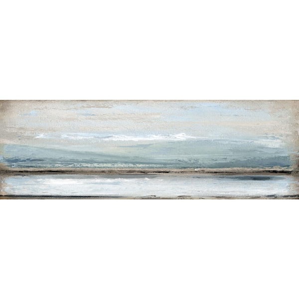 Unbranded "Rolling Waves" by Marmont Hill Unframed Canvas Nature Art Print 15 in. x 45 in.