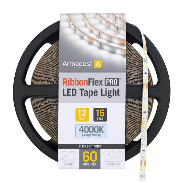 Armacost Lighting RibbonFlex Pro 12-Volt 16.4 ft. White Light LEDs/m Bright White (4000K) 152230 - The Home