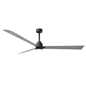 Alessandra 72 in. Integrated LED Indoor/Outdoor Bronze Ceiling Fan with Remote Control Included