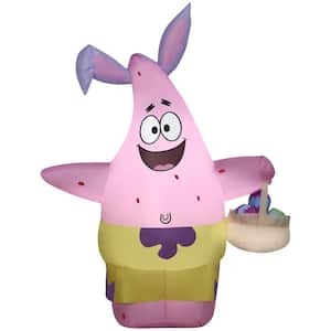 4 ft. Tall Airblown Patrick in Easter Outfit
