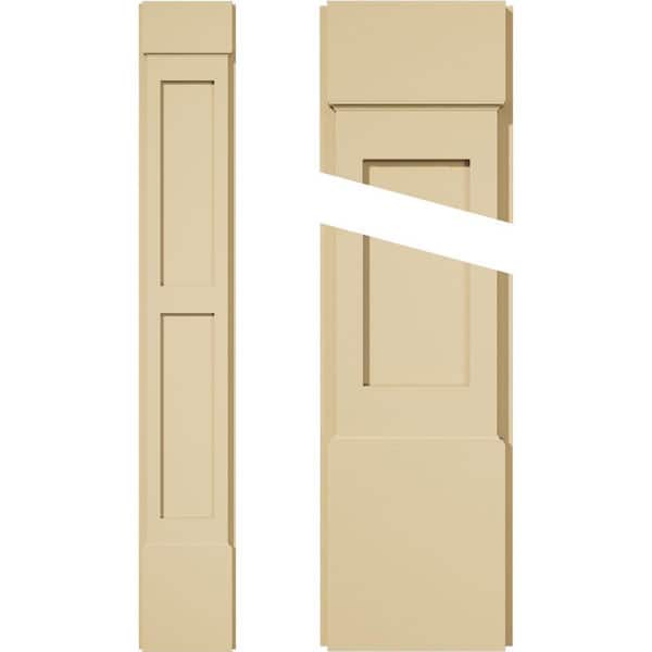 Ekena Millwork 2 in. D x 9 in. W x 60 in. L Primed Polyurethane Pilaster 1-Pack