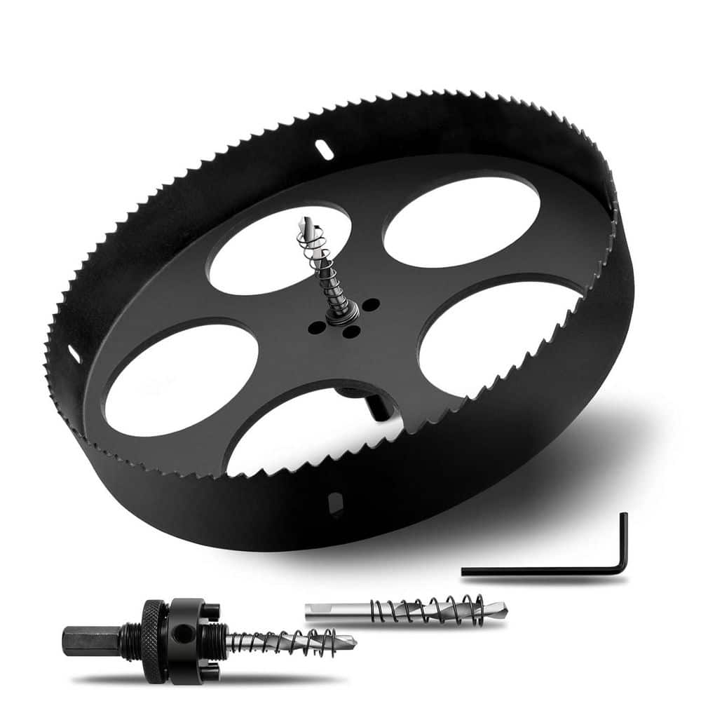 Heavy Duty 9.44 240mm Bi-Metal Hole Saw with Arbor HSS Drill Bit
