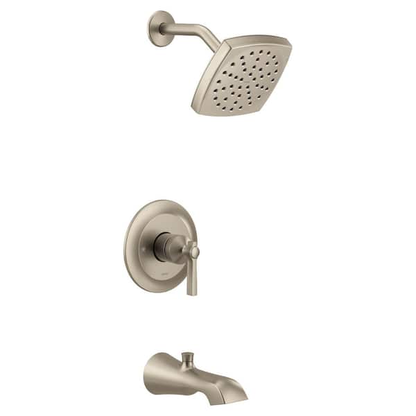 MOEN Flara M-CORE 3-Series 1-Handle Eco-Performance Tub and Shower Trim Kit in Brushed Nickel (Valve not Included)