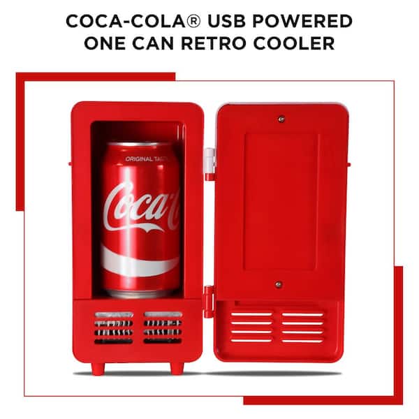 GEEK GIFT - Coca-Cola Mini refrigerador portátil con