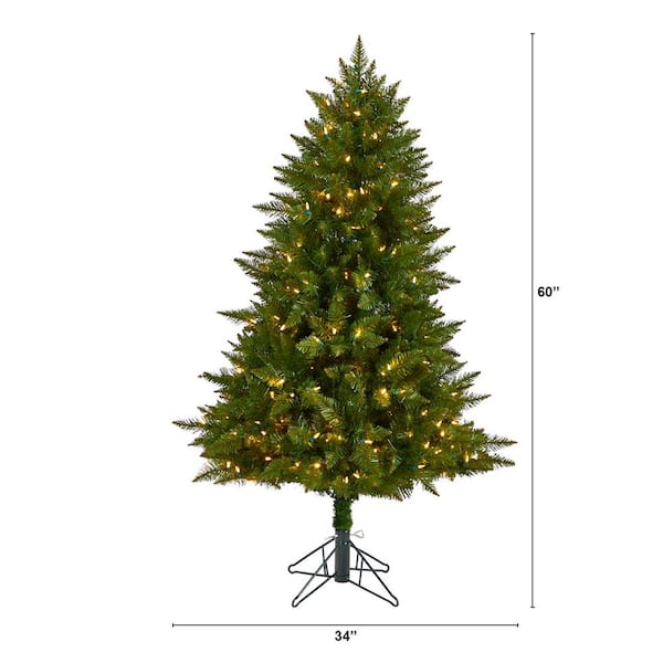 color changing slim christmas tree