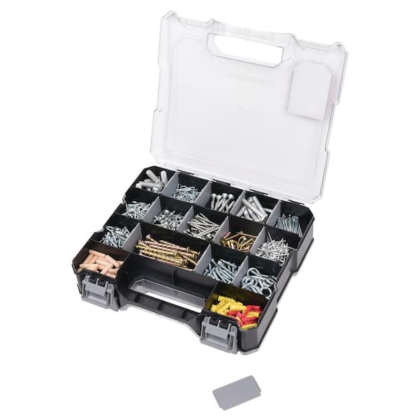 MIXPOWER 34-Compartment Double Sided Organizer with Impact Resistant Polymer 