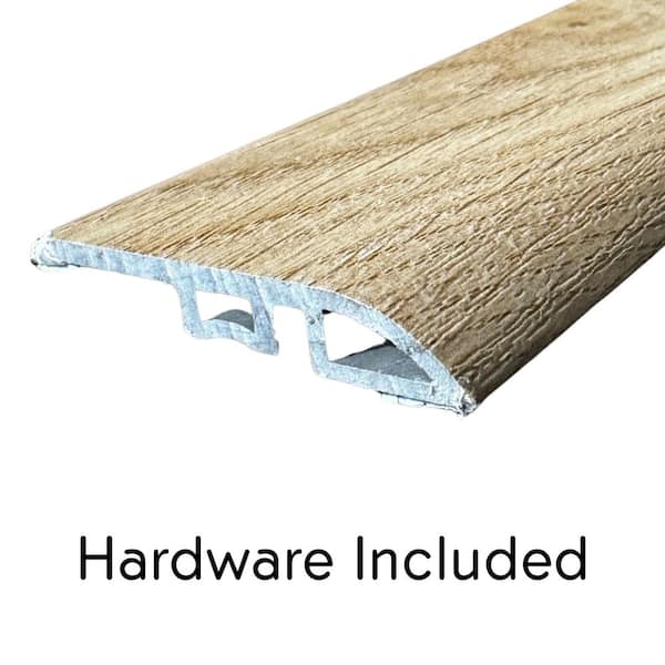 Deco Products Hydrostop Pacific Shores 0.2 in. T x 1.8 in. W x 94 in. L Waterproof PVC Reducer Molding