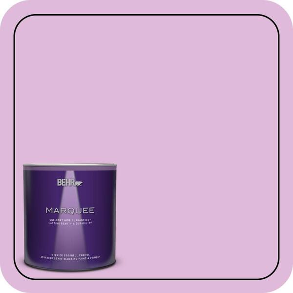 BEHR MARQUEE 1 qt. #670A-3 Posies Eggshell Enamel Interior Paint & Primer