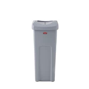 Otto Edge 95 Gal. Grey Heavy Duty Rollout Trash Can MSD95EGRAY - The Home  Depot