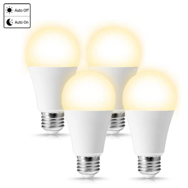 YANSUN 60-Watt Equivalent 9-Watt A19 E26 Base Non-Dimmable Blue LED Colored Light Bulb (6-Pack)