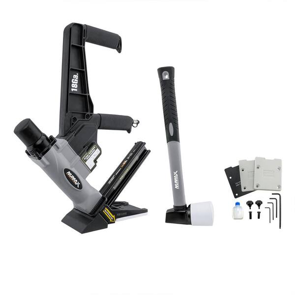 NuMax 1-3/4 in. 18-Gauge L-Cleat Dual Handle Flooring Nailer