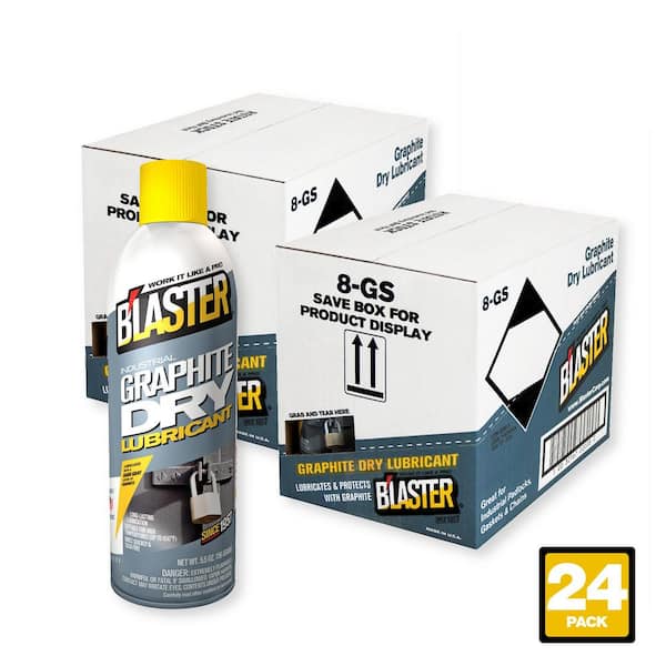 Blaster 5.5 oz. Industrial Graphite Dry Lubricant Spray (Pack of 24)