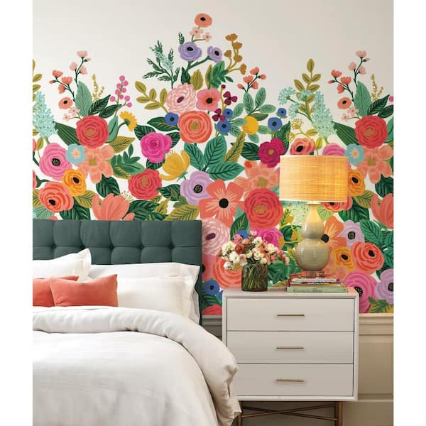 62.07 sq. ft. Garden Party Wallpaper Mural