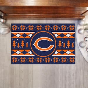 FANMATS Chicago Bears Navy 5 ft. x 6 ft. Tailgater Area Rug 36144 - The  Home Depot