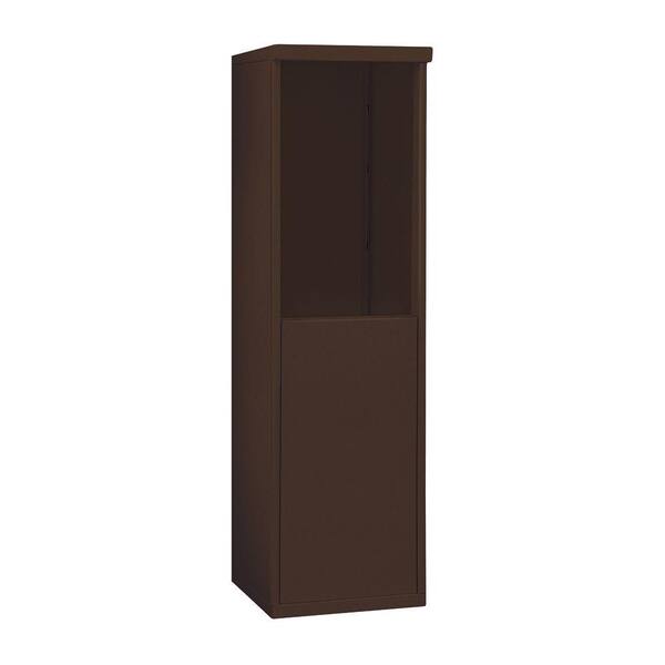 Salsbury Industries 3900 Series 17.5 in. W x 55.25 in. H x 19 in. D Free-Standing Enclosure for Salsbury 3707 Single Column Unit in Bronze