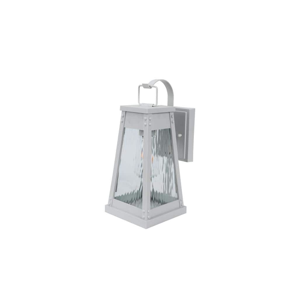 Coastal Carmel 1-Light White Outdoor Wall Lantern Sconce price history on PriceWatchPro