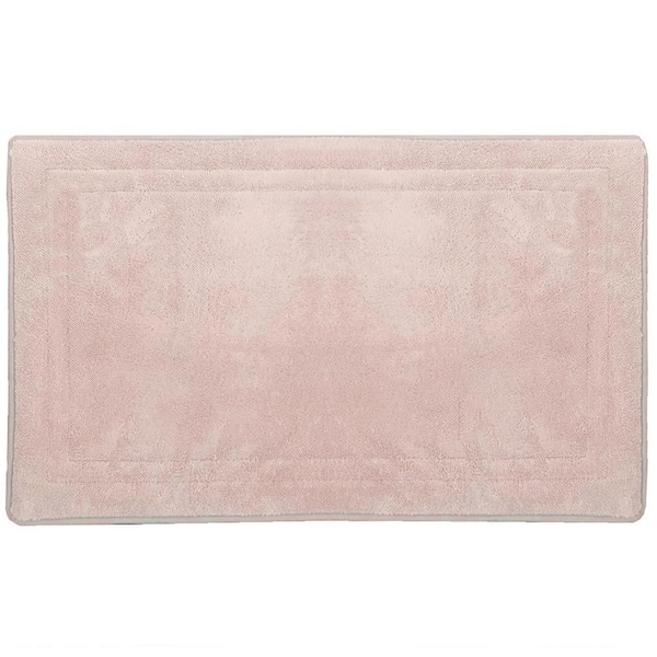 Home Dynamix Pomona Pink 20 in. x 34 in. Machine Washable Bath Mat