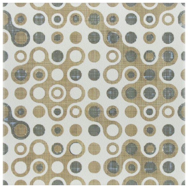 Merola Tile Boheme Cool 7-3/4 in. x 7-3/4 in. Ceramic Floor and Wall Tile (0.43 sq. ft./Each)
