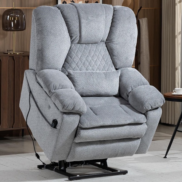 aisword Grey 400 lbs. Heavy Duty Dual Motor Chenille Power Lift