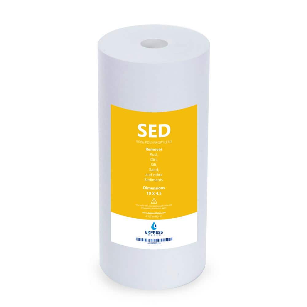 "Sediment Replacement Filter - Whole House Replacement Water Filter - 5 Micron - 4.5"" x 10"" inch" price history on PriceWatchPro