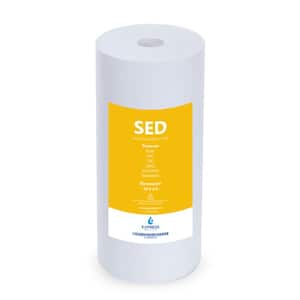 Sediment Replacement Filter - Whole House Replacement Water Filter - 5 Micron - 4.5" x 10" inch