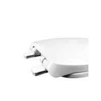 Elongated Slow-Close Closed Front Toilet Seat in White