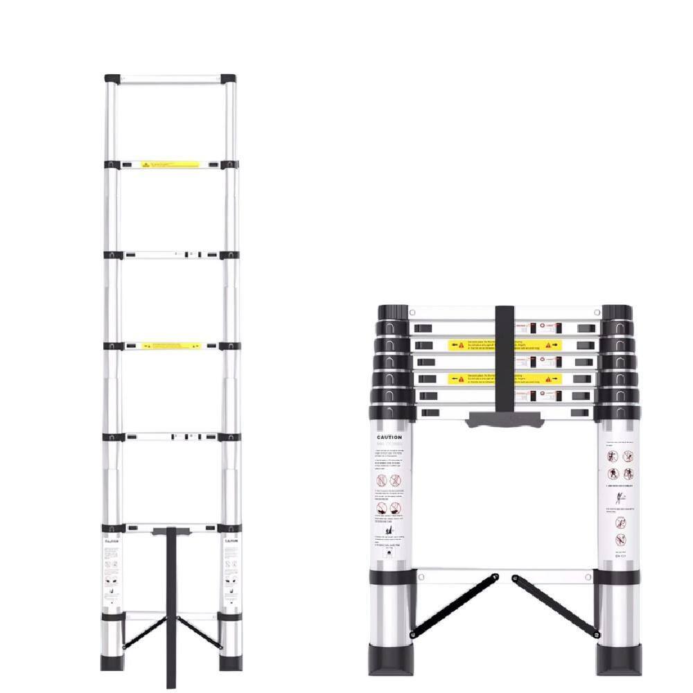 8.8 ft. Lightweight Steel Extension Ladder with Safety Lock, 330 lbs. Load Capacity Type IA Duty Rating price history on PriceWatchPro