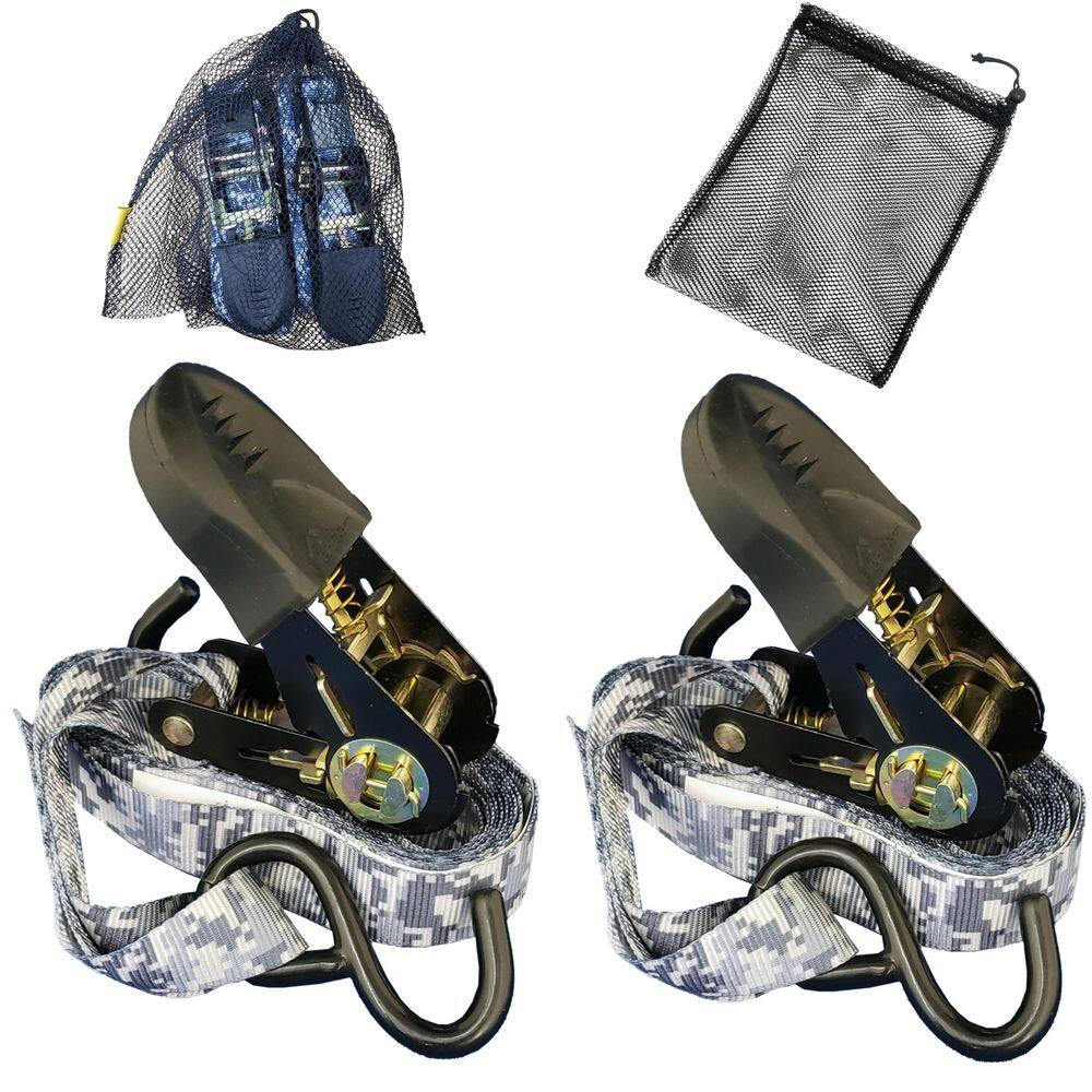 1 in. x 10 ft. Camo Ratchet Tie Down w/ Storage Bag 2(Pack) price history on PriceWatchPro