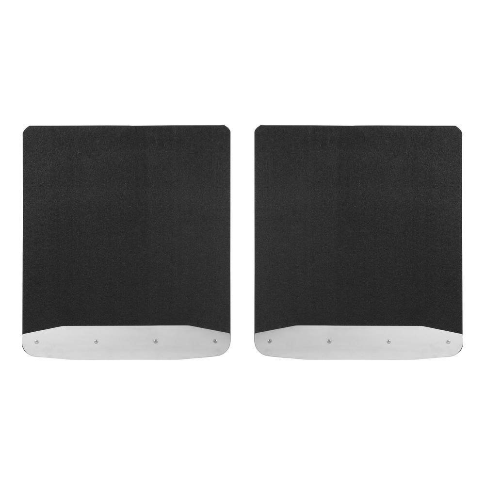 Luverne Rear Dually 20" x 23" Textured Rubber Mud Guards, Select Ford F