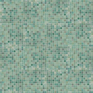 Angel Dust Green 11.73 in. x 11.73 in. Polished Glass Wall Mosaic Tile (0.95 sq. ft./Each)