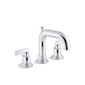 Castia By Studio McGee 2-Handle Deck-Mount Bath Faucet Trim with Diverter in Polished Chrome