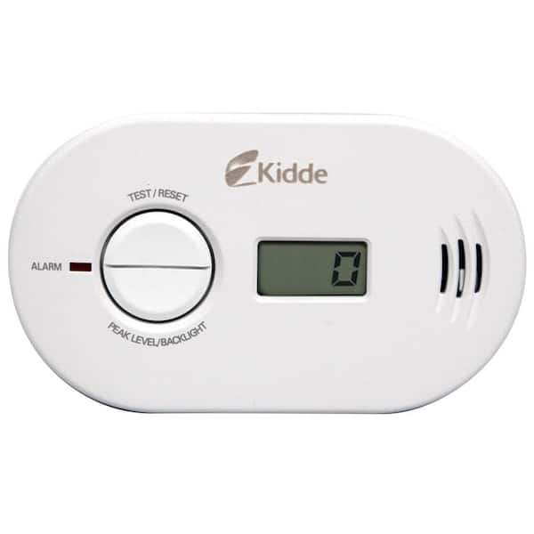 Kidde Carbon Monoxide Detector, AA Battery Powered CO Alarm with LEDs,  Test-Reset Button, Low Battery Indicator, Portable