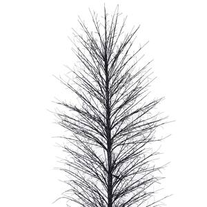 210 cm Black LED Tree