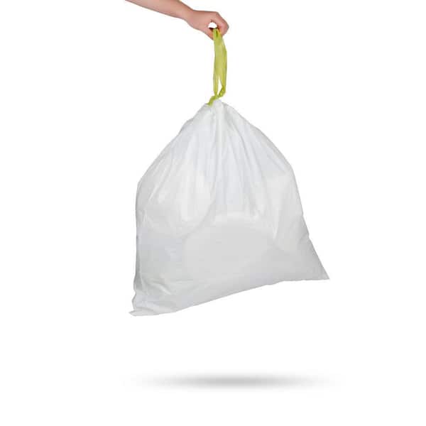 NINESTARS 21 Gal. Extra-Strong, Trash Bag with Drawstring Closure