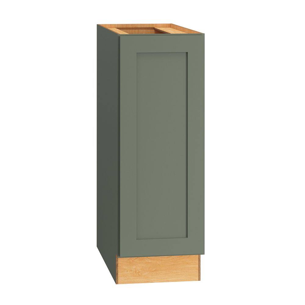 QuickShip Cottage 12 in. W x 24 in. D x 34.5 in. H Assembled Plywood Full Height Door Base Kitchen Cabinet in Conifer price history on PriceWatchPro