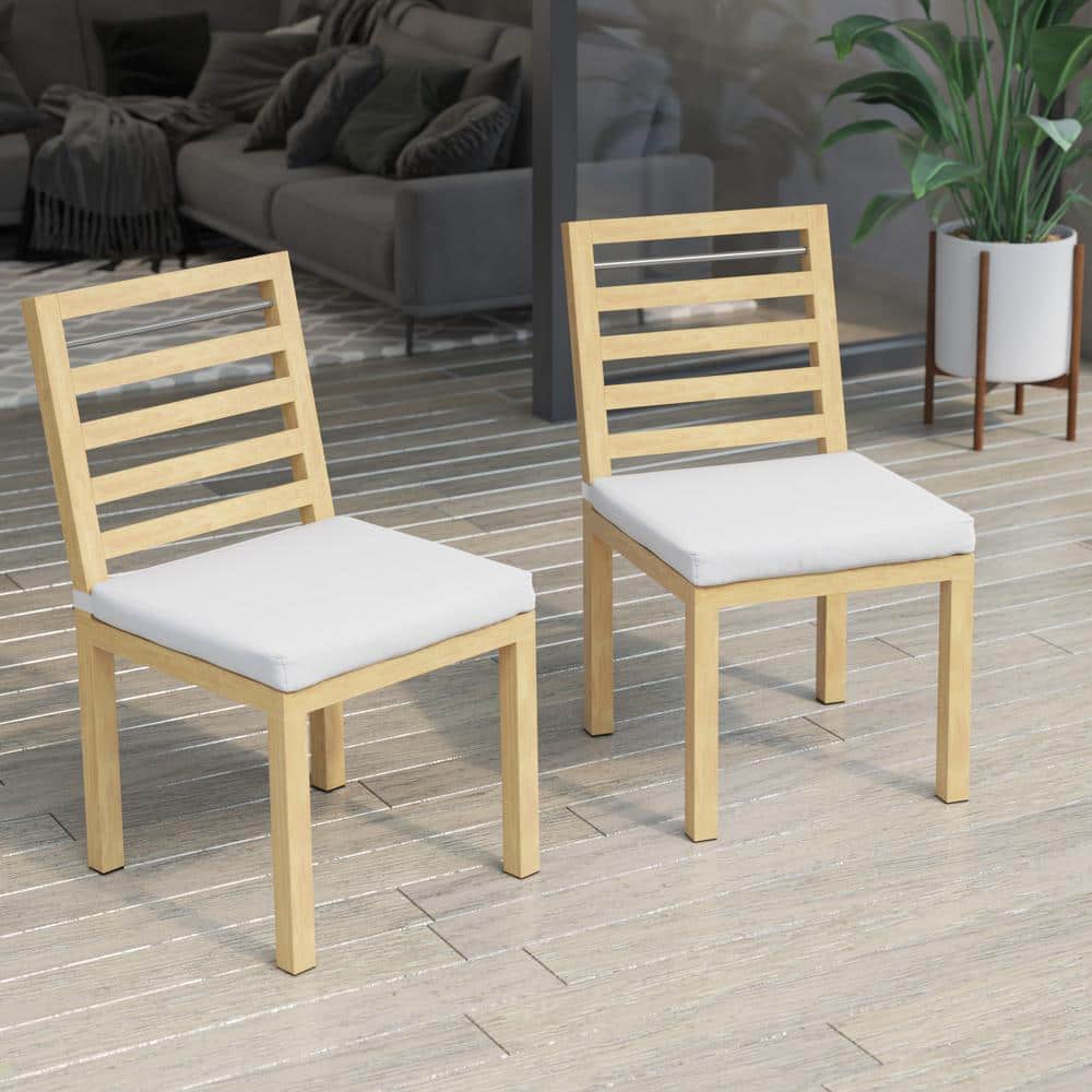 TK CLASSICS Cushioned Aluminum Outdoor Dining Chair with