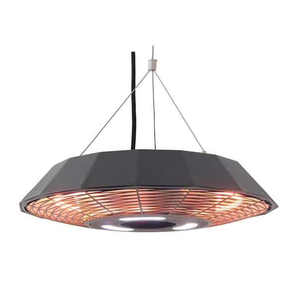 EnerG+ 1500-Watt Infrared Hanging Electric Outdoor Heater with LED and Remote