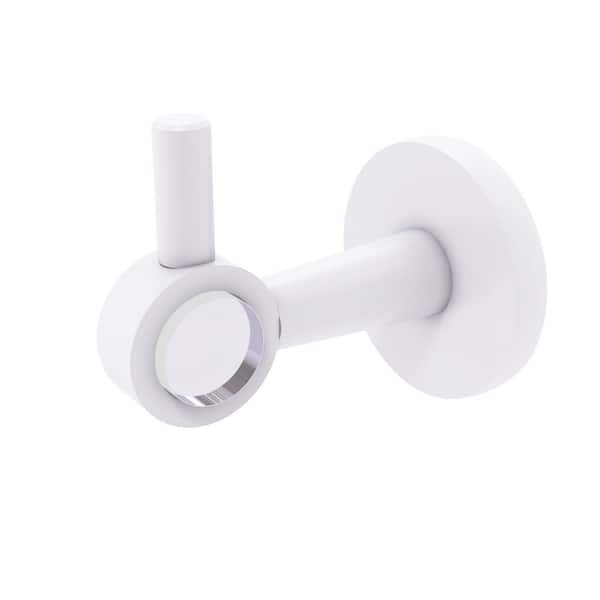 Allied Brass Clearview Collection J-Hook Robe/Towel Hook in Matte White