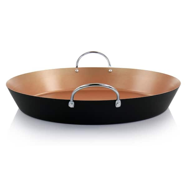 Stainless Steel Paella Pan 14-Inch - Fante's Kitchen Shop - Since 1906