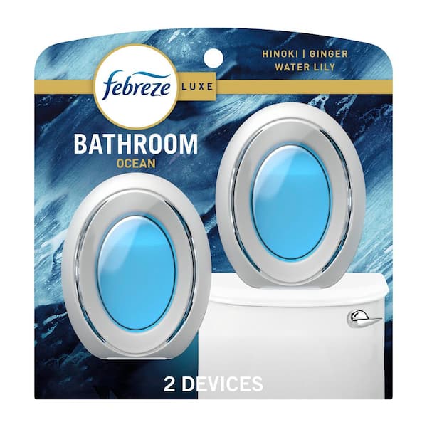 0.25 fl. oz. Small Spaces Ocean Scent Automatic Air Freshener Dispenser (2 Count)