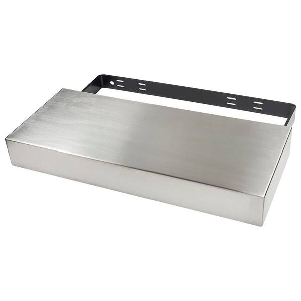 Federal Brace 40 In X 10 In X 3 In Stainless Steel Floating Shelf Kit 39918 The Home Depot