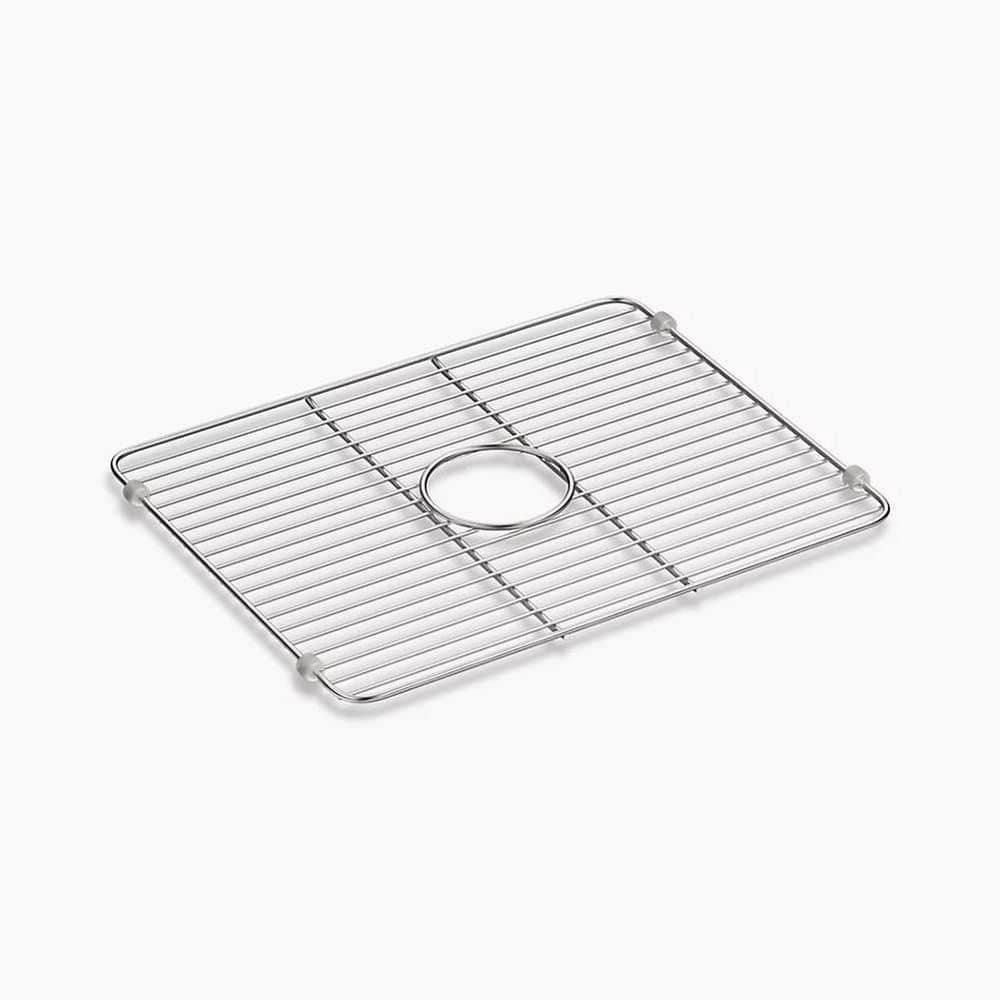 KOHLER 18-1/4 in. x 14-3/8 in. Smart Divide Stainless Steel Large