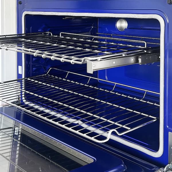 36 in. 5 Burner Elements Freestanding Electric Range in Stainless Steel with 6.0 cu. ft. True Convection