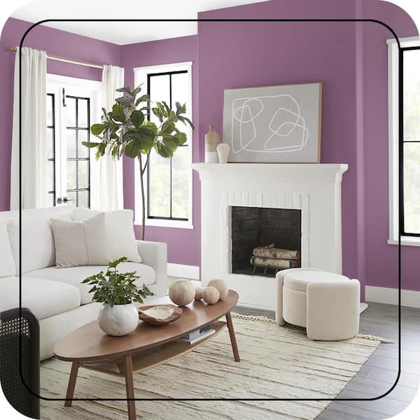 BEHR MARQUEE 1 gal. #M110-6 Sophisticated Lilac One-Coat Hide